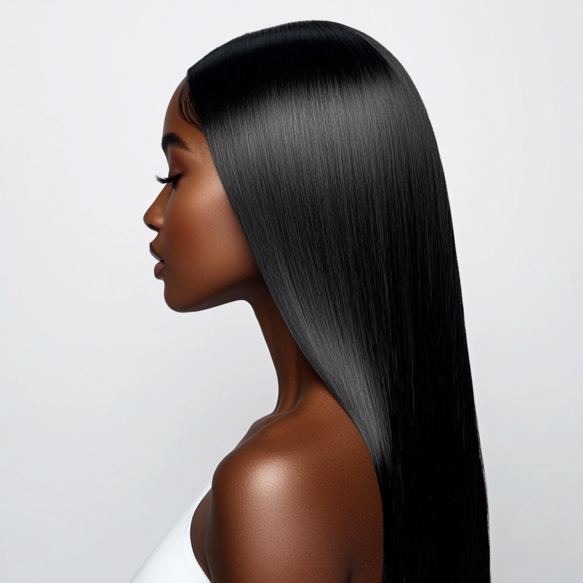 Multi-cultural women wearing raw hair and donor hair